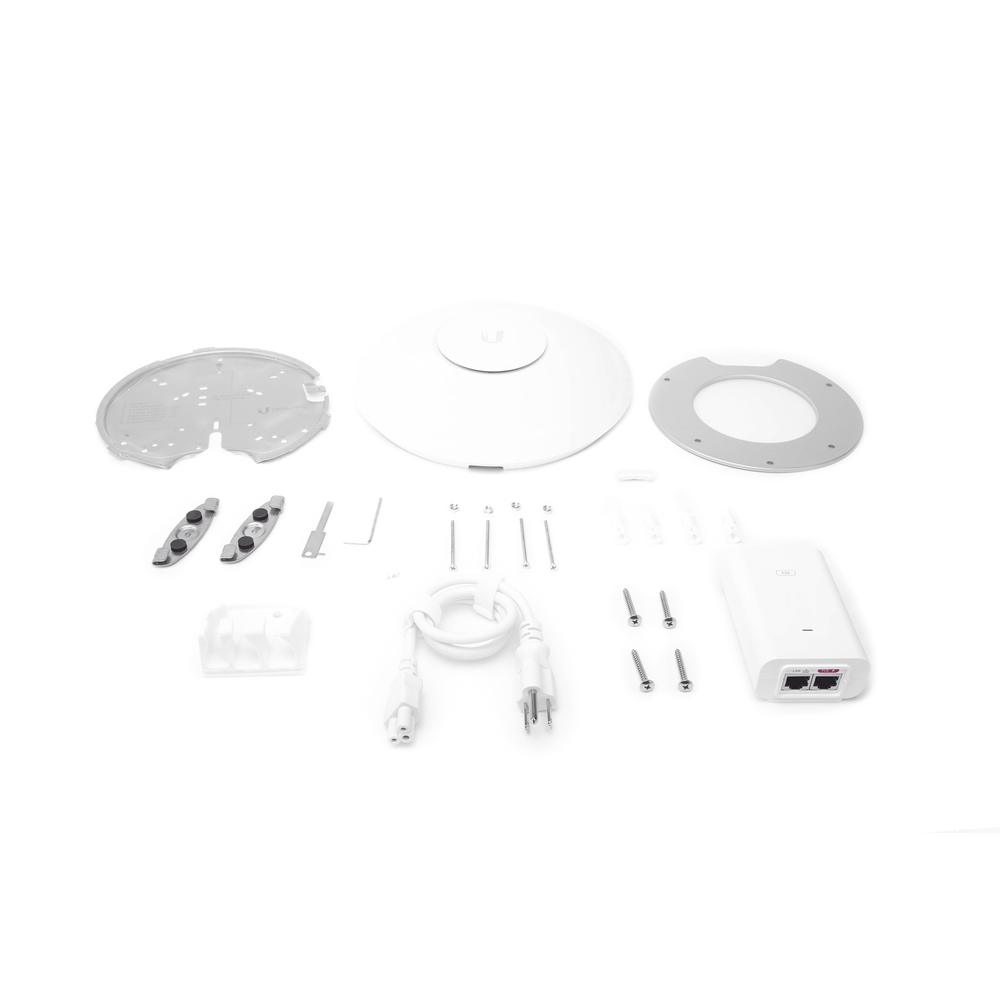 Access Point UniFi 3 Quad-radio MU-MIMO4x4 802.11ac Wave 2 con radio dedicado para seguridad WIPS contra intrusos, hasta 1500 usuarios concurrentes