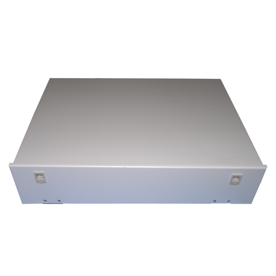 [CABLIX-OPP-0648SI] Patch Panel óptico 19" 48 SC simplex, Marfil Acero – Vacío