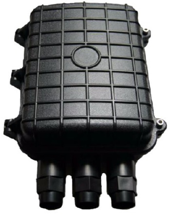 [CABLIX-OSCH-48] Mufa de Fibra Óptica horizontal 48 fibras de capacidad - para 4 bandejas de empalme de 12fibras cada una - vienen con 04 bandejas de empalme